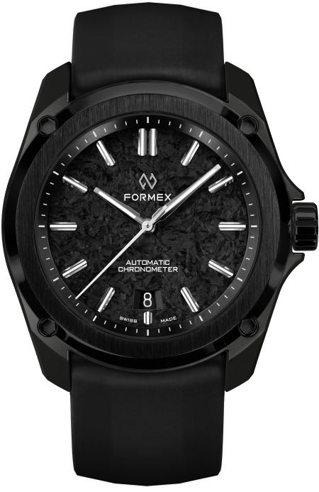 Formex Essence Leggera FortyOne Forged Carbon Watch - Swiss Automatic Chronograph for Men - Luxury Lightweight Sports & Racing Timepiece - Perfect for Business, Travel & Outdoor Adventures