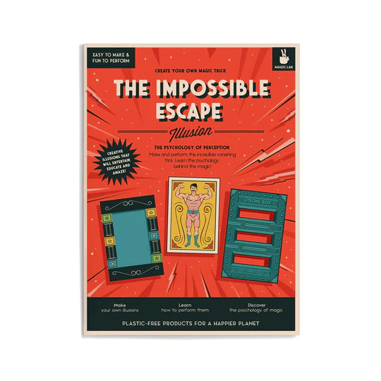 Impossible Escape Illusion Magic Trick Set - Mind Blowing Mentalism & Sleight of Hand Props for Magicians (Perfect for Stage Shows, Street Magic, and Close-Up Performances)