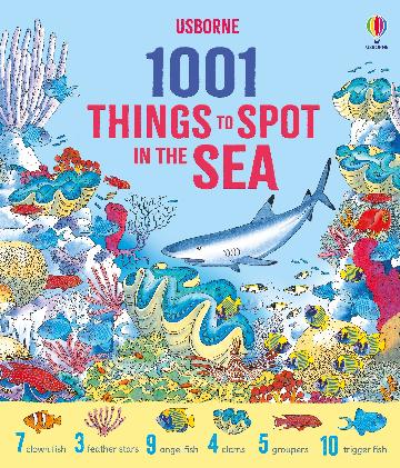 1001 Things to Spot in the Sea - Fun Marine Life Discovery Book for Kids & Adults | Perfect for Beach Trips, Ocean Education & Family Activities