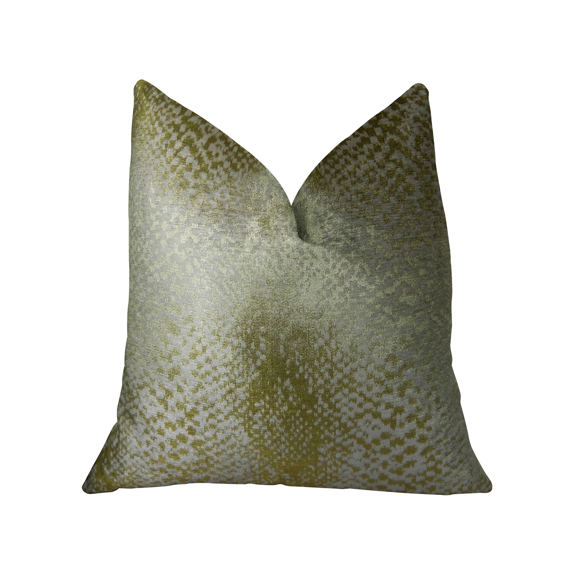 Plutus Hidden World Gold Handmade Throw Pillow - Luxury Boho Decor for Sofa, Bed & Living Room - Perfect for Home Styling and Cozy Comfort