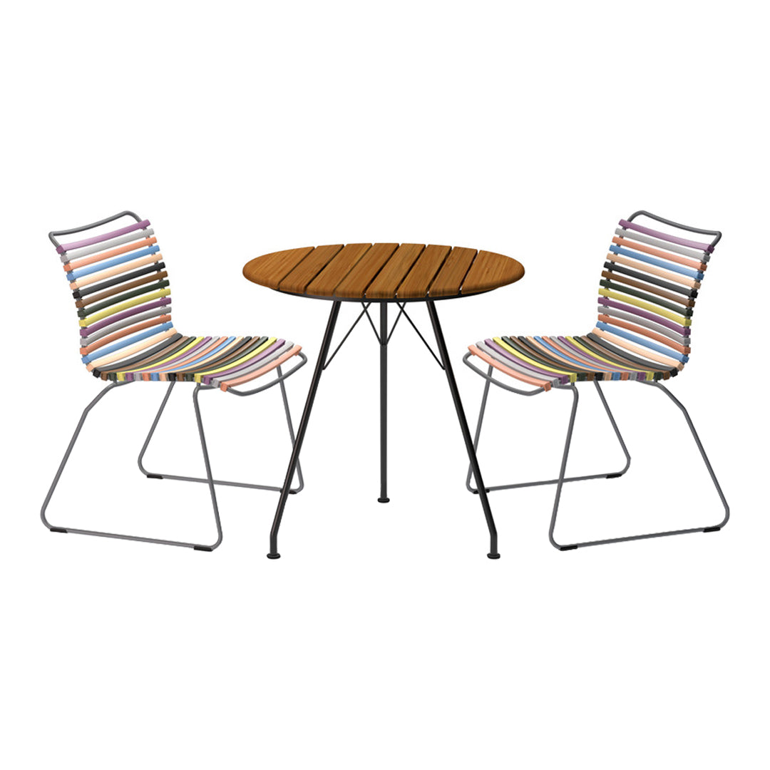 Click Outdoor Dining Chair - Lightweight, Weather-Resistant Patio Chairs for Backyard, Poolside & Garden - Perfect for Outdoor Entertaining & Relaxation