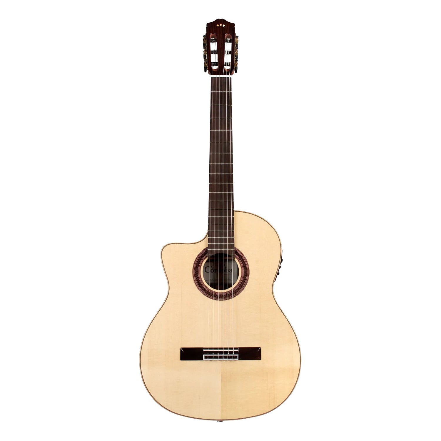 Córdoba GK Studio Negra Left-Handed Acoustic-Electric Guitar - Natural Finish | Perfect for Live Performances & Recording Studios