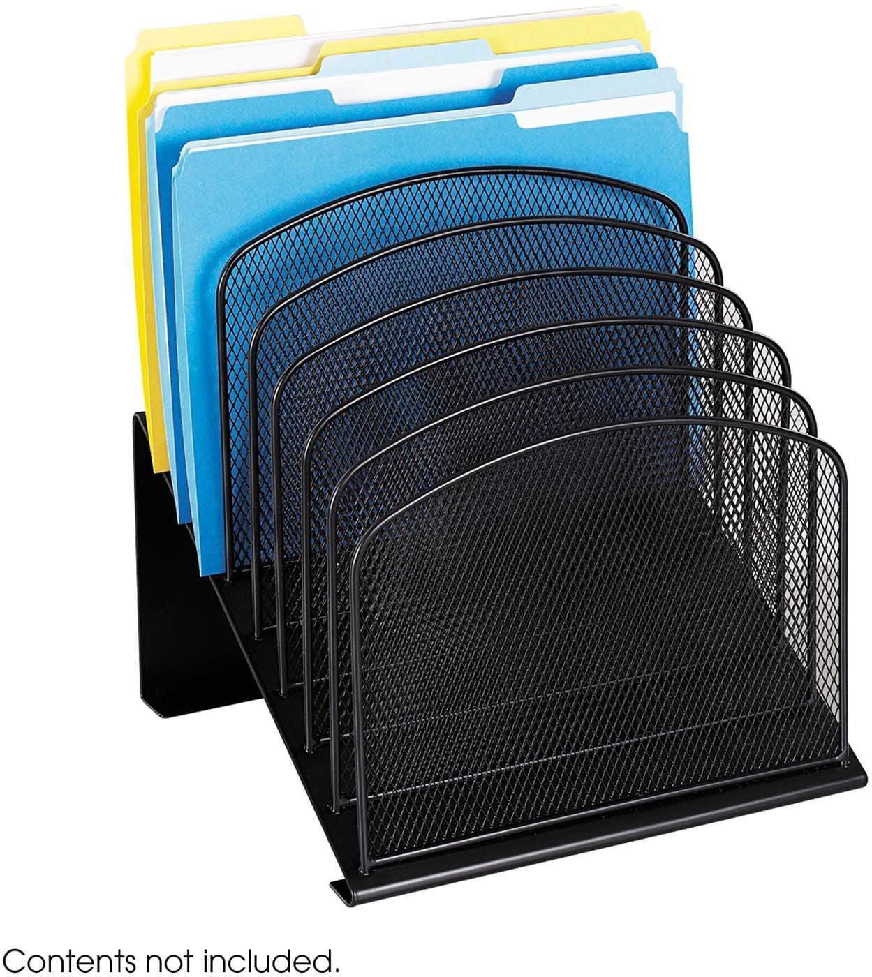 Onyx™ 8-Tier Mesh Desk Organizer with Multiple Sections - Perfect for Office, Home, or School to Store Pens, Files, and Supplies [3258]