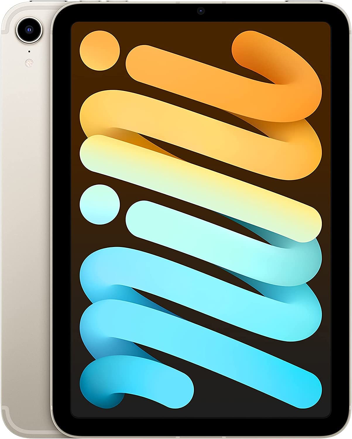 2021 Apple iPad Mini 6 (8.3 inch, Wi-Fi + Cellular, 256GB) - Starlight Color - Certified Renewed - Perfect for Travel, Business & Entertainment