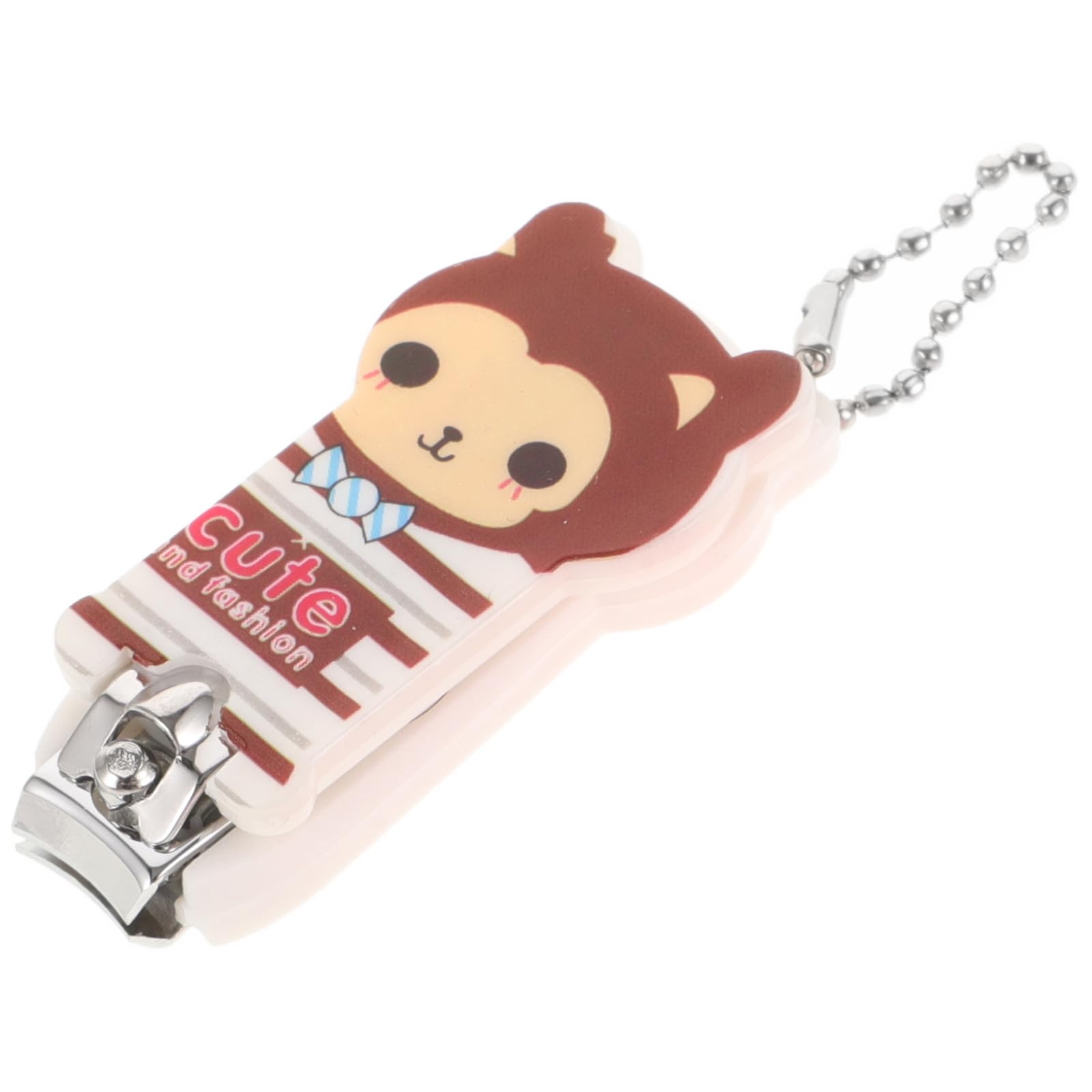 FRCOLOR Small Manicure Tools - Cute Cartoon Animal Nail Clippers & Scissors Set for Precise Nail Trimming | Portable Nail Care Kit for Travel, Home, and Salon Use
