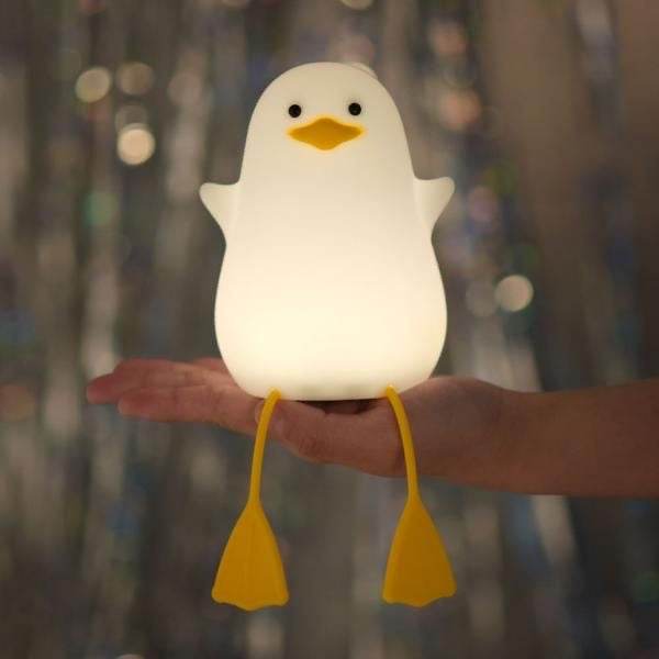 Ducky LED Night Light for Kids - Cute Duck Shape Nursery Lamp, Bedroom Decor, Sleep Aid for Babies & Toddlers - Perfect for Bedtime, Nighttime Feeding, and Soothing Fears
