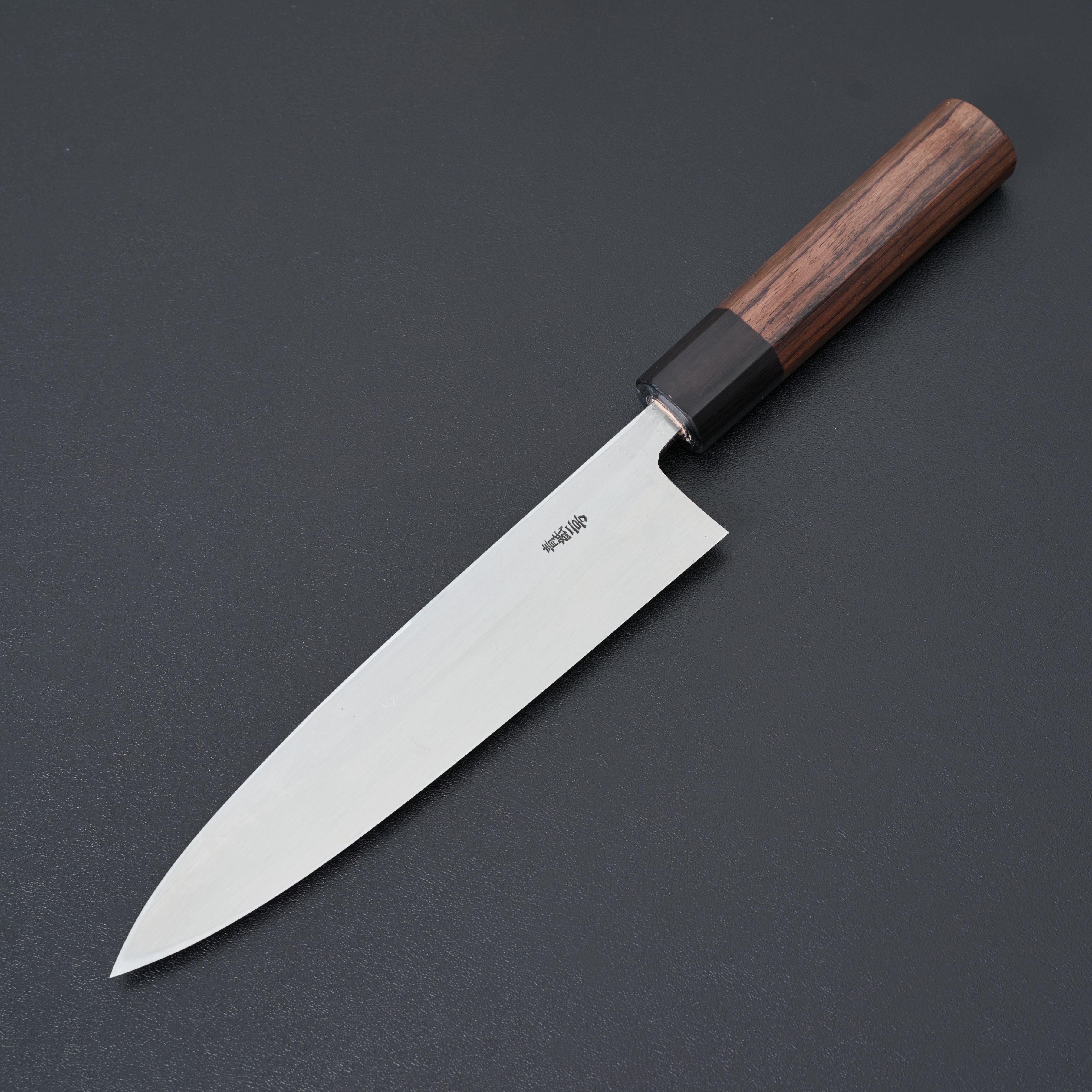 Premium Japanese Kitaoka Blue #2 Mioroshi Gyuto Knife 210mm - High Carbon Steel Chef's Knife for Professional Cooking & Sushi Preparation