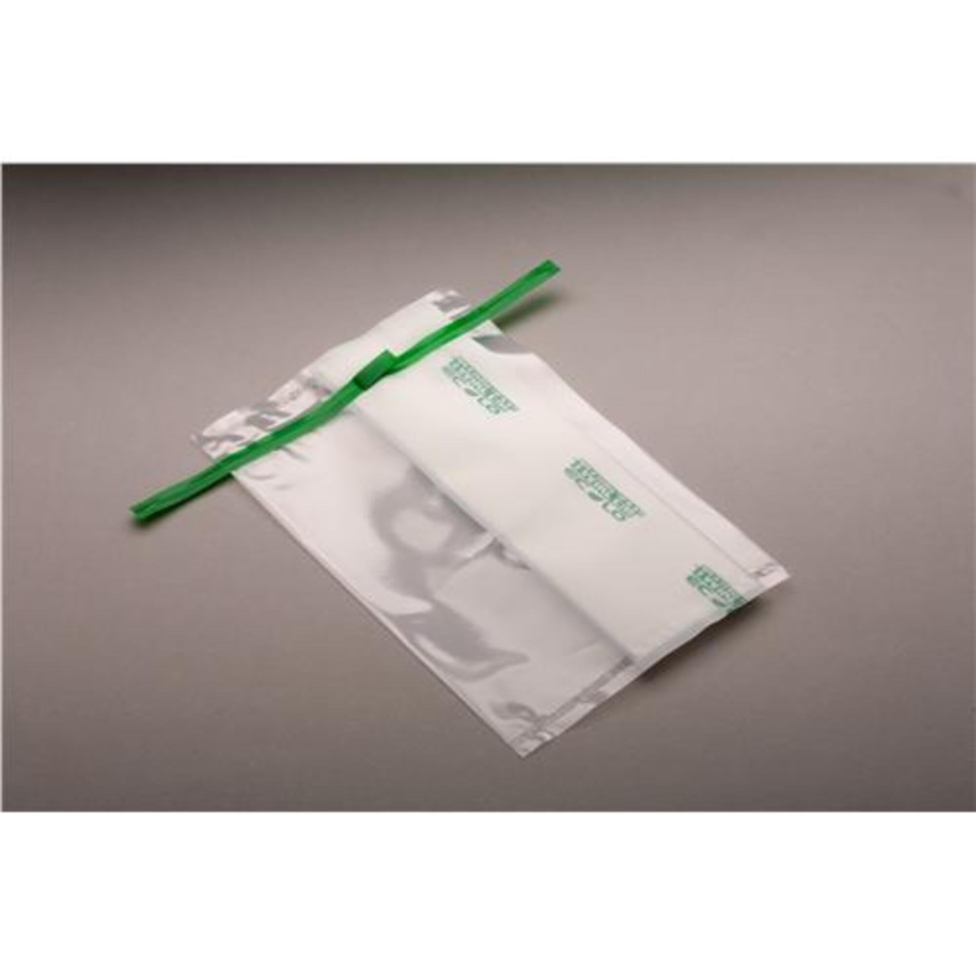 Sterile EFL-7012E TWIRL'EM Ecolo LDPE Sampling Bags - 55 oz Capacity, Clear, 3 mil Thick, 7