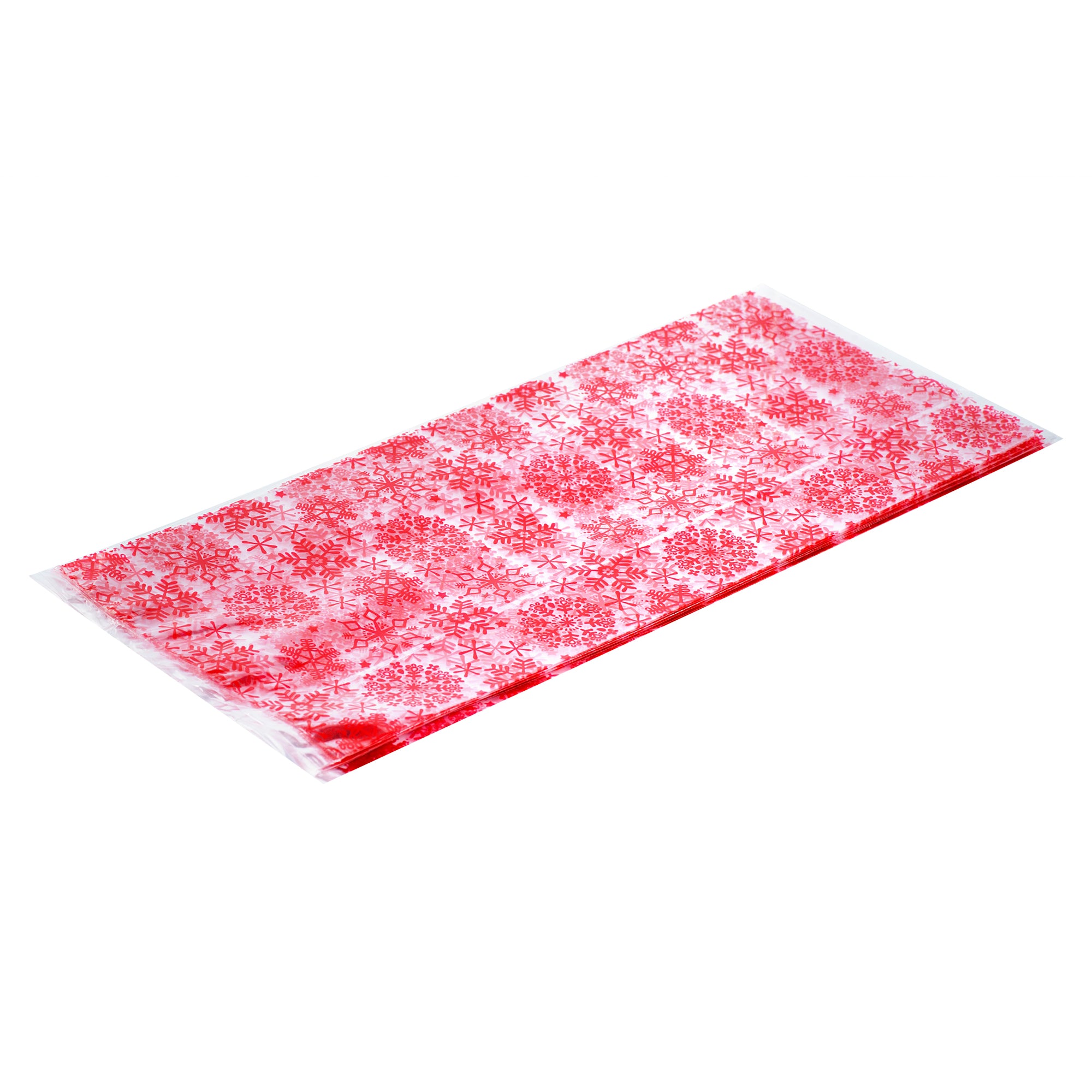 Premium Plastic Candy Bags with Snowflake Design - 4 x 2 x 9.5 Inches - 4000 Count Bulk Pack - Perfect for Party Favors, Wedding Treats & Holiday Candy Packaging