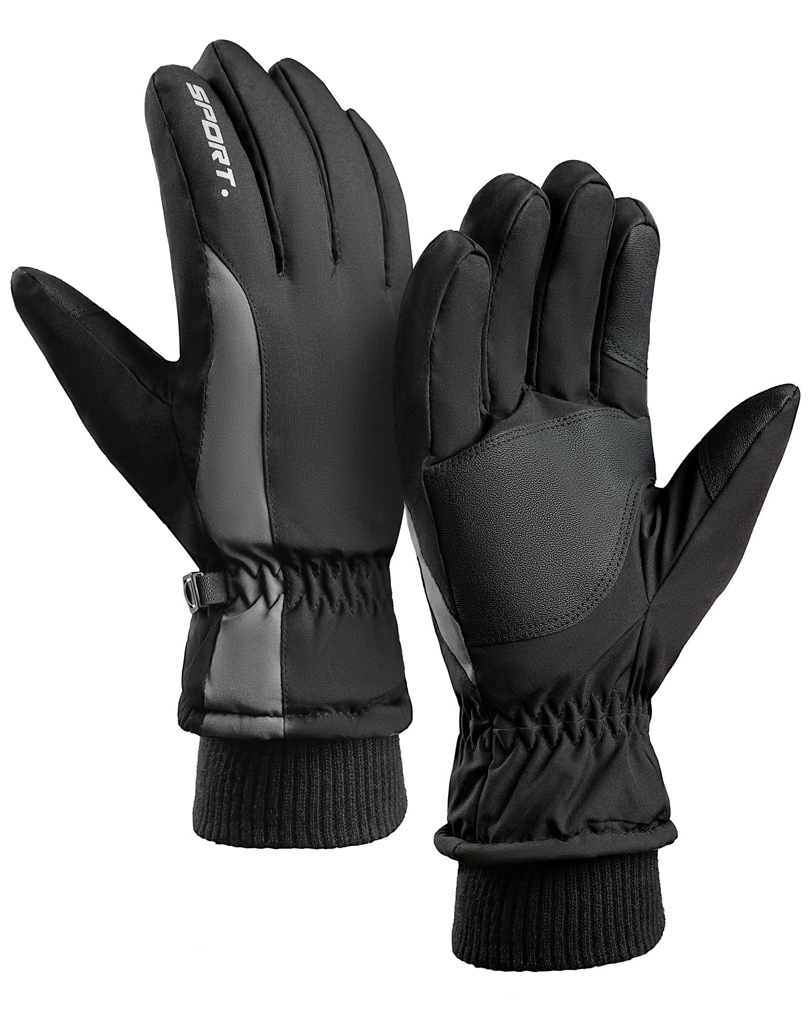 DOFOWORK Waterproof Ski Gloves for Men & Women - Thermal Winter Snowboard Gloves with Breathable Technology for Cold Weather - Perfect for Skiing, Snowboarding & Outdoor Winter Activities