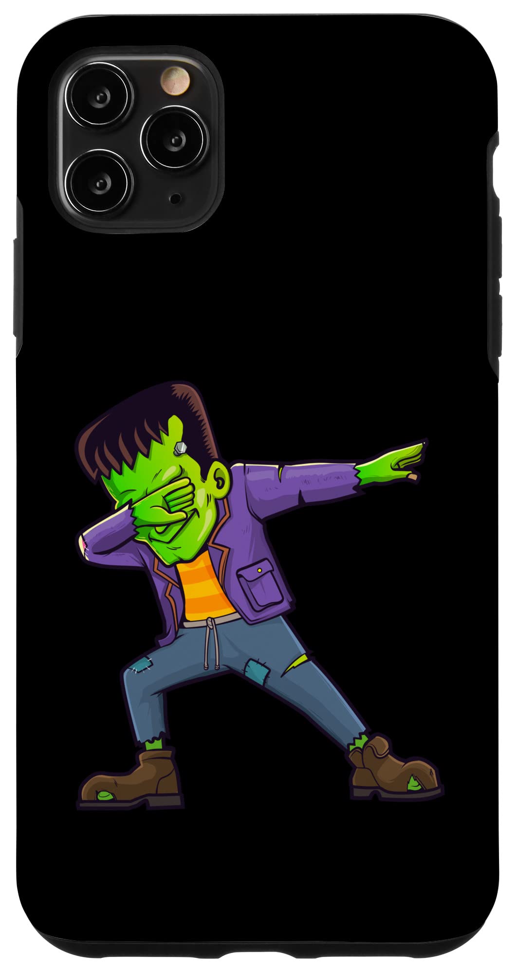 iPhone 11 Pro Max Case - Halloween Frankenstein Zombie Monster Design for Boys & Men | Perfect for Costume Parties, Trick or Treating & Spooky Season Protection