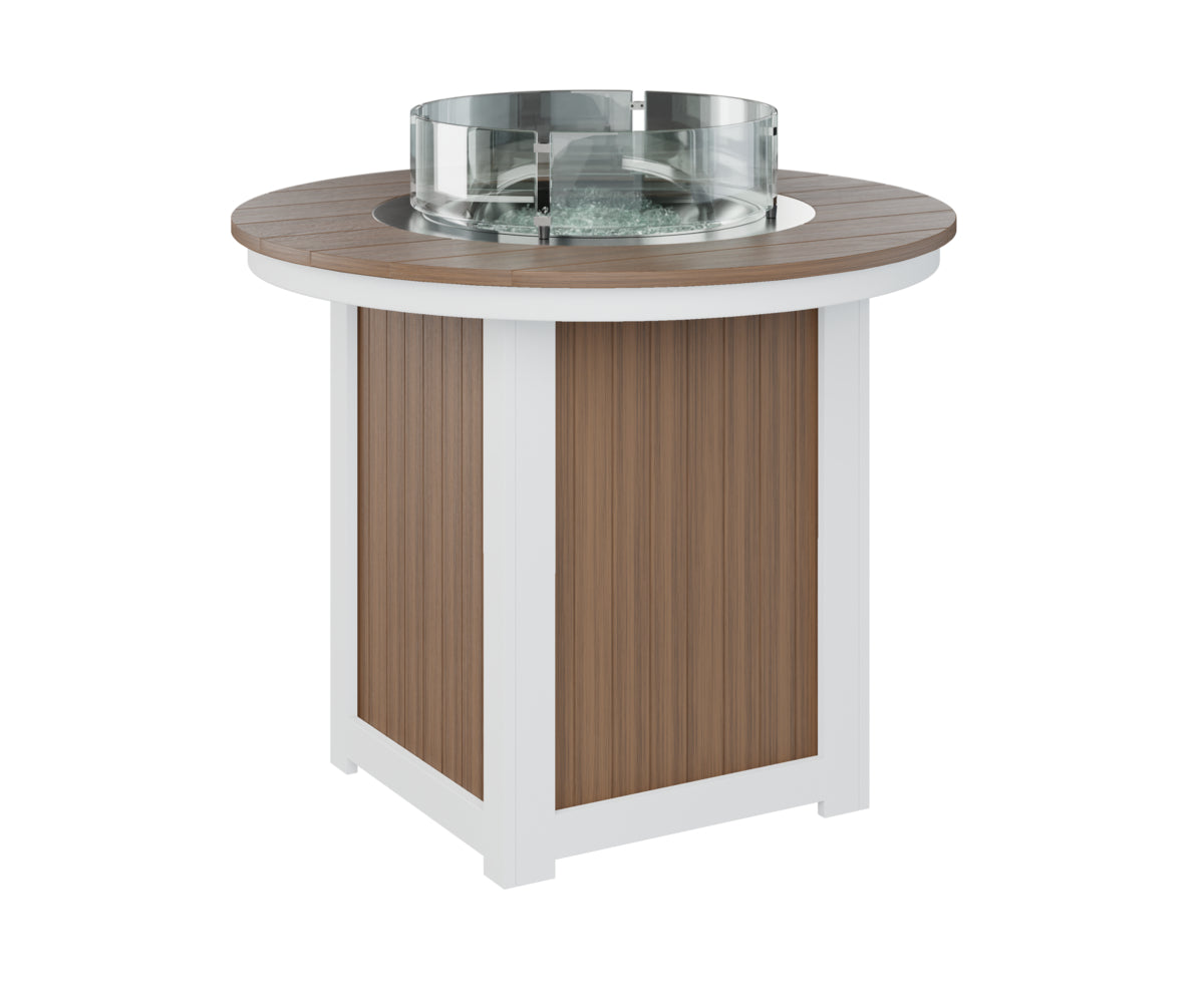 Antique Mahogany on White