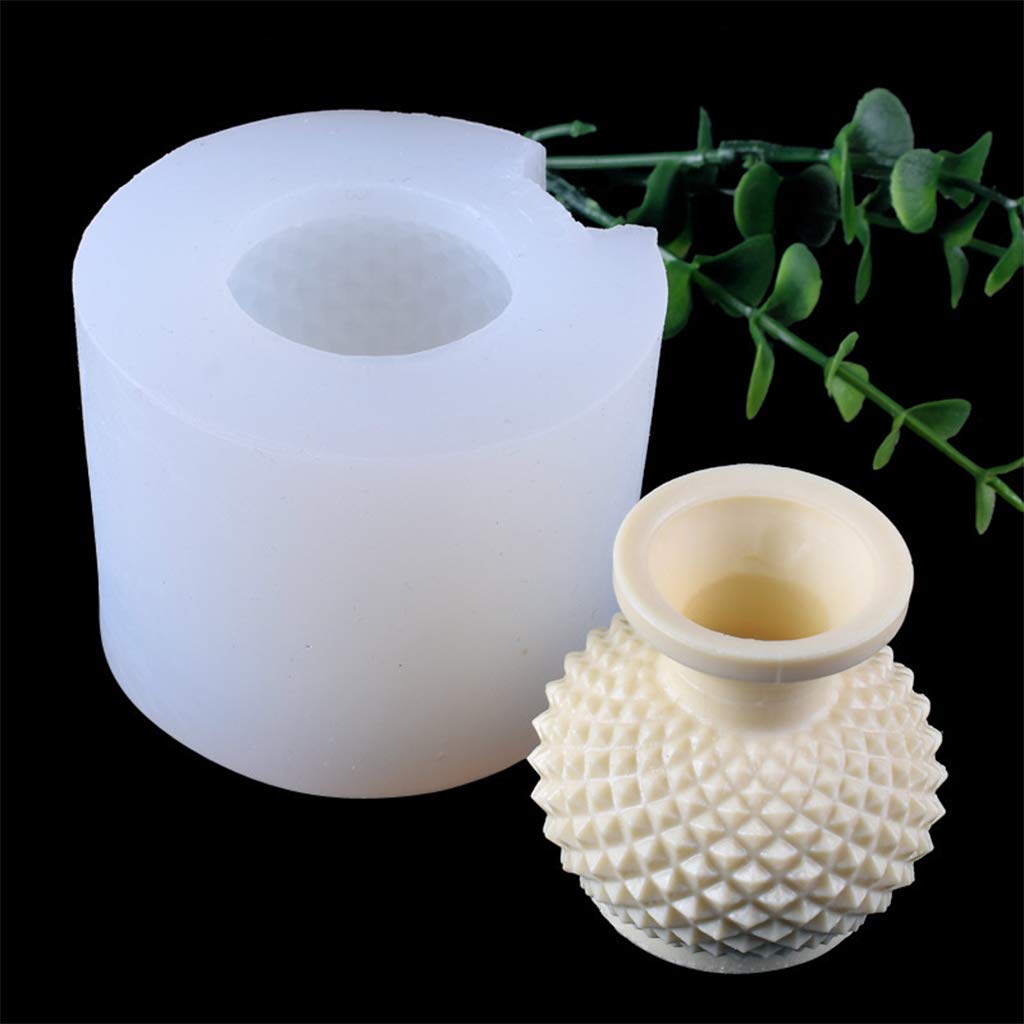 Silicone Flower Pot Mold for DIY Vase, Cement, Gypsum, Concrete, Clay - Perfect for Making Candy, Chocolate, Candle Holders, Soap & Ice - Ideal for Home Decor, Wedding Centerpieces & Craft Projects