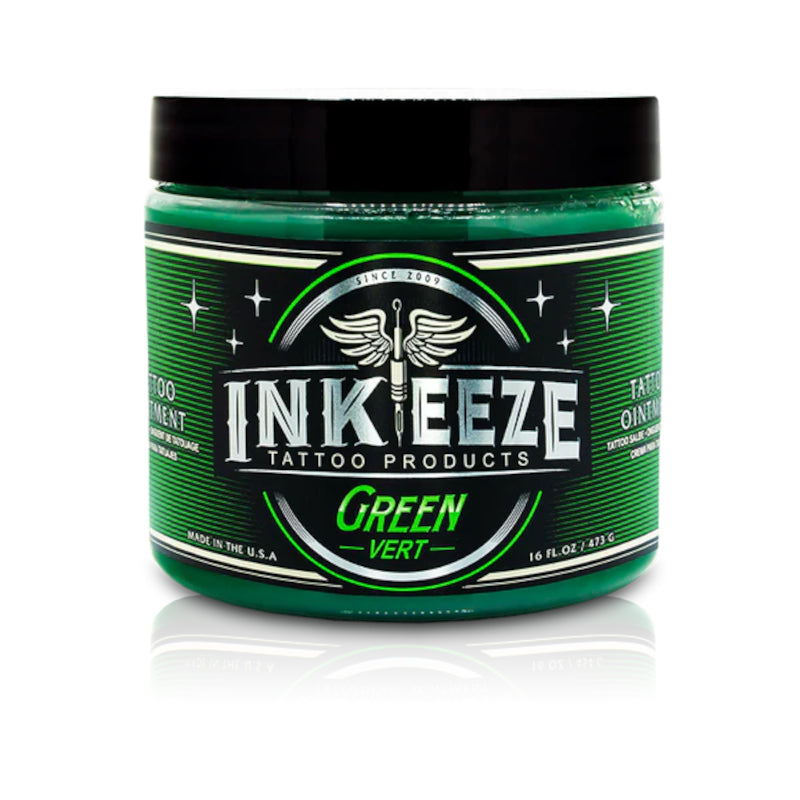 Ink Eeze Green Tattoo Glide 16oz - Professional Tattoo Lubricant for Smooth Tattooing | Ideal for Tattoo Artists & Body Art Professionals