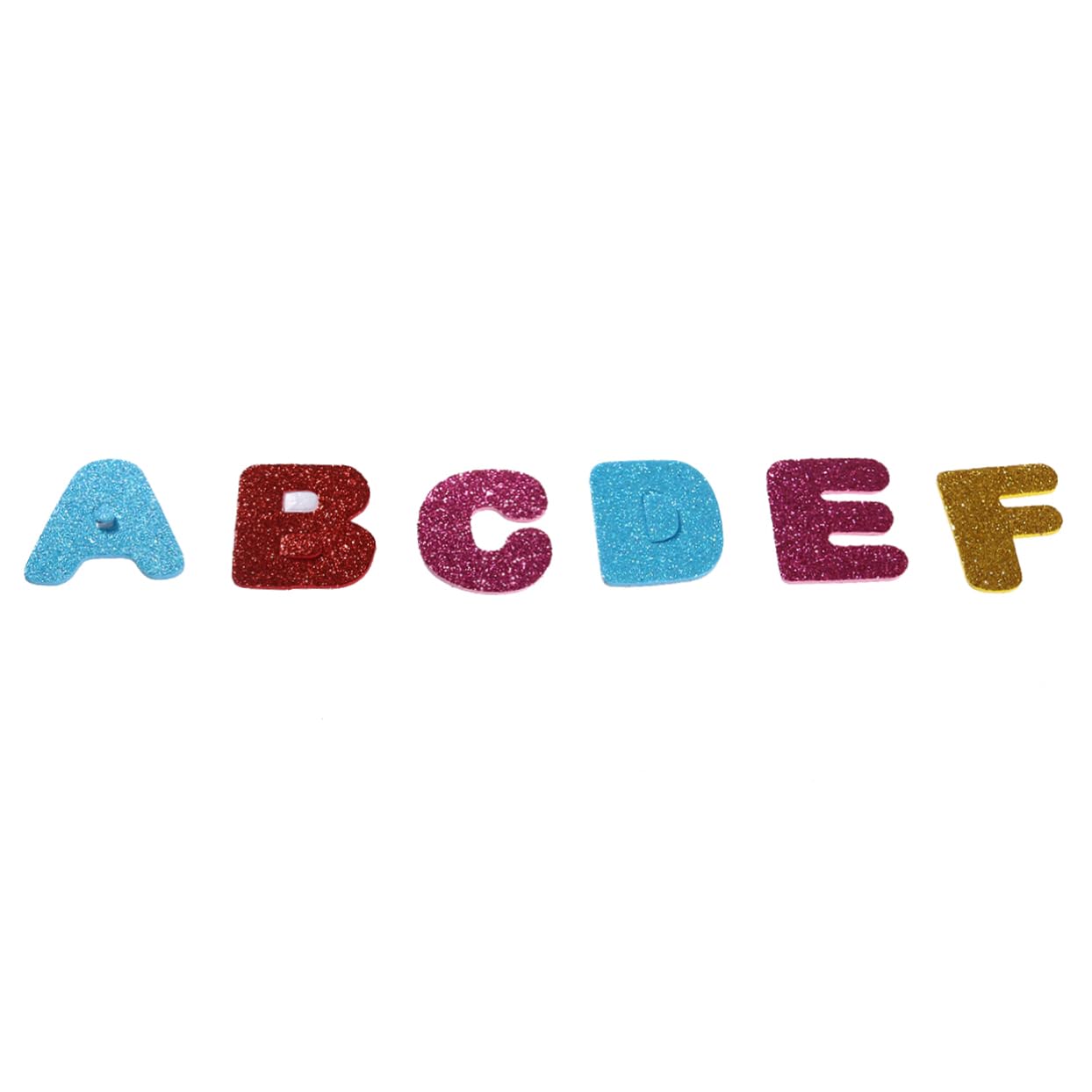EXCEART 150 pcs Glitter Letter Stickers for Scrapbooking, DIY Crafts, Journals, and School Projects - Sparkly Alphabet Decals for Kids and Adults