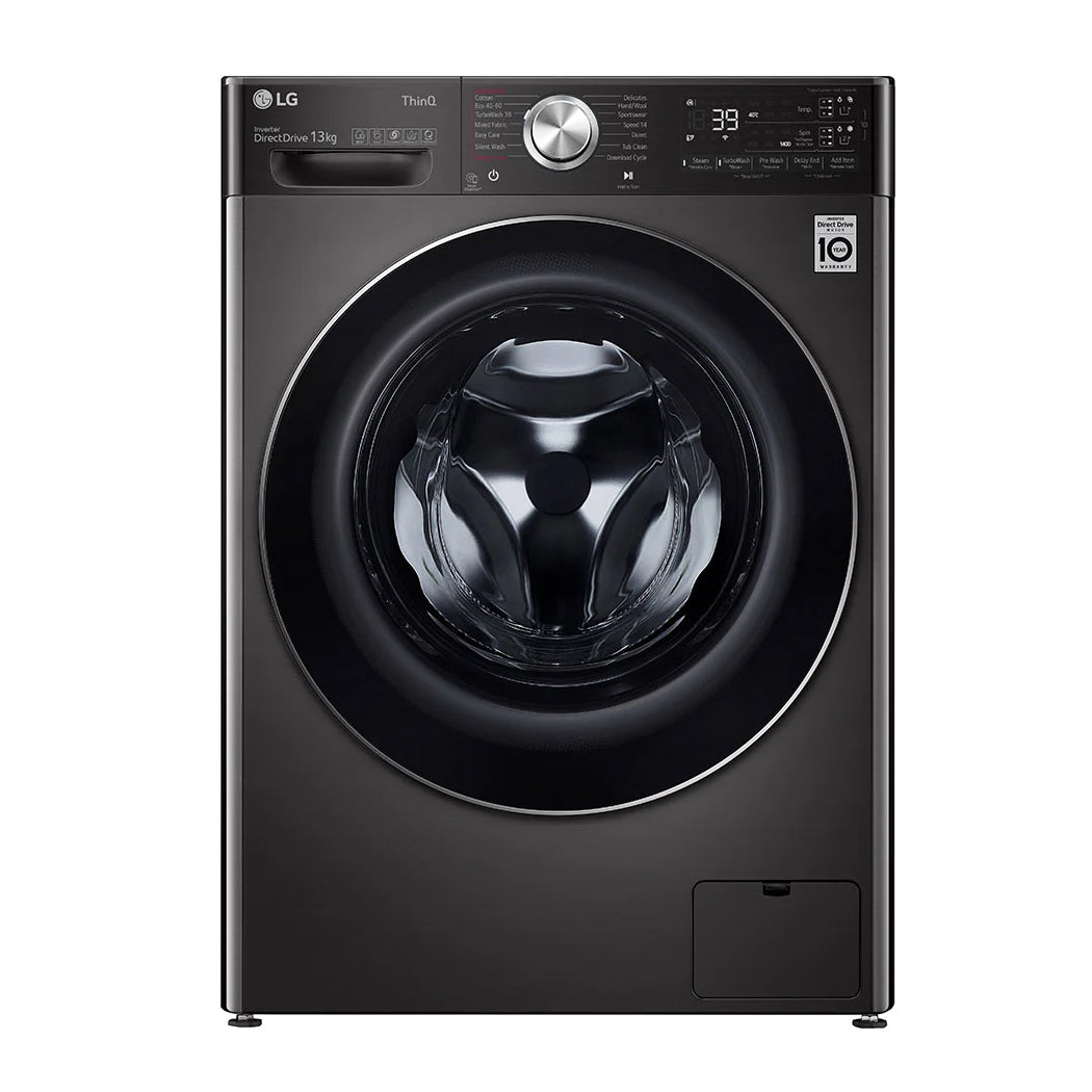 LG 13KG Front Load Washer FV1413S2BA - Energy Efficient, Quiet Operation with Free Gift - Perfect for Apartments & Small Laundry Rooms