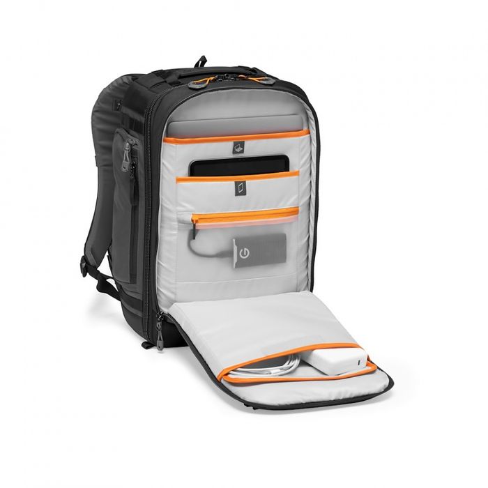 Lowepro Pro Trekker Backpack 350 AW II - Waterproof DSLR Camera Bag for Professional Photographers | Hiking, Travel & Outdoor Photography Gear (Grey Green)