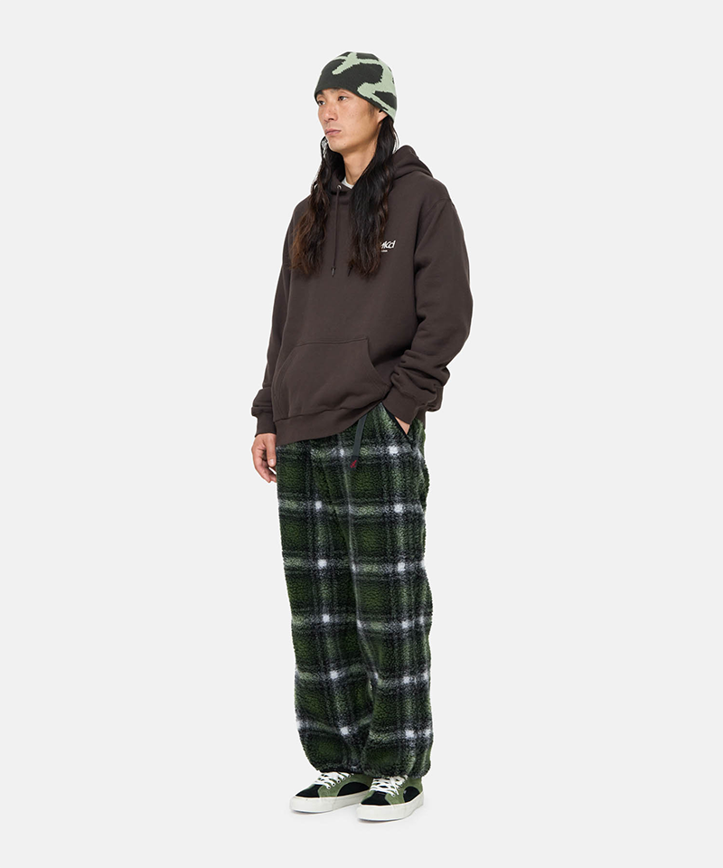 Cozy Shadow Plaid Sherpa Pants for Women - Winter Fleece Lined Thermal Pants with Elastic Waistband - Perfect for Cold Weather, Outdoor Activities & Lounge Wear