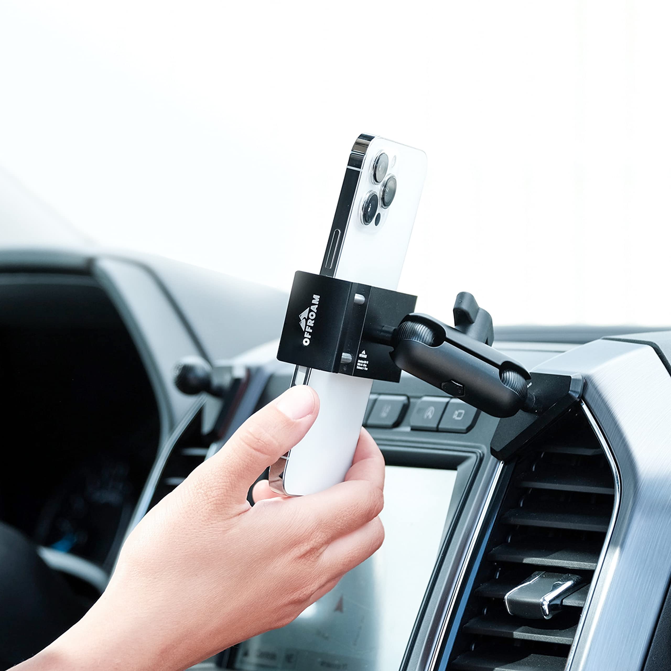 Off-Road Phone Mount Holder Kit for Ford F150 (2015-2020) - Durable Car Phone Mount for Truck, SUV & Off-Road Adventures