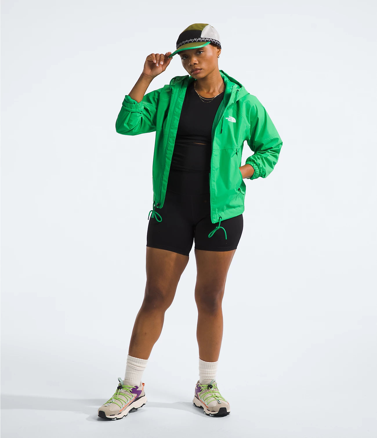 Antora Women's Waterproof Rain Jacket - Lightweight Windproof Hooded Coat for Outdoor Hiking & Commuting - Perfect for Rainy Season & Fall Weather