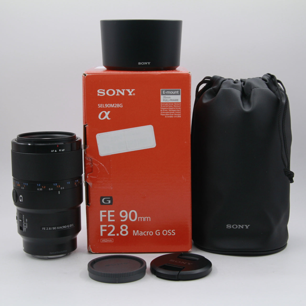 Open Box Excellent Condition Sony FE 90mm f/2.8 Macro G OSS Lens - Perfect for Portrait Photography & Close-Up Macro Shots