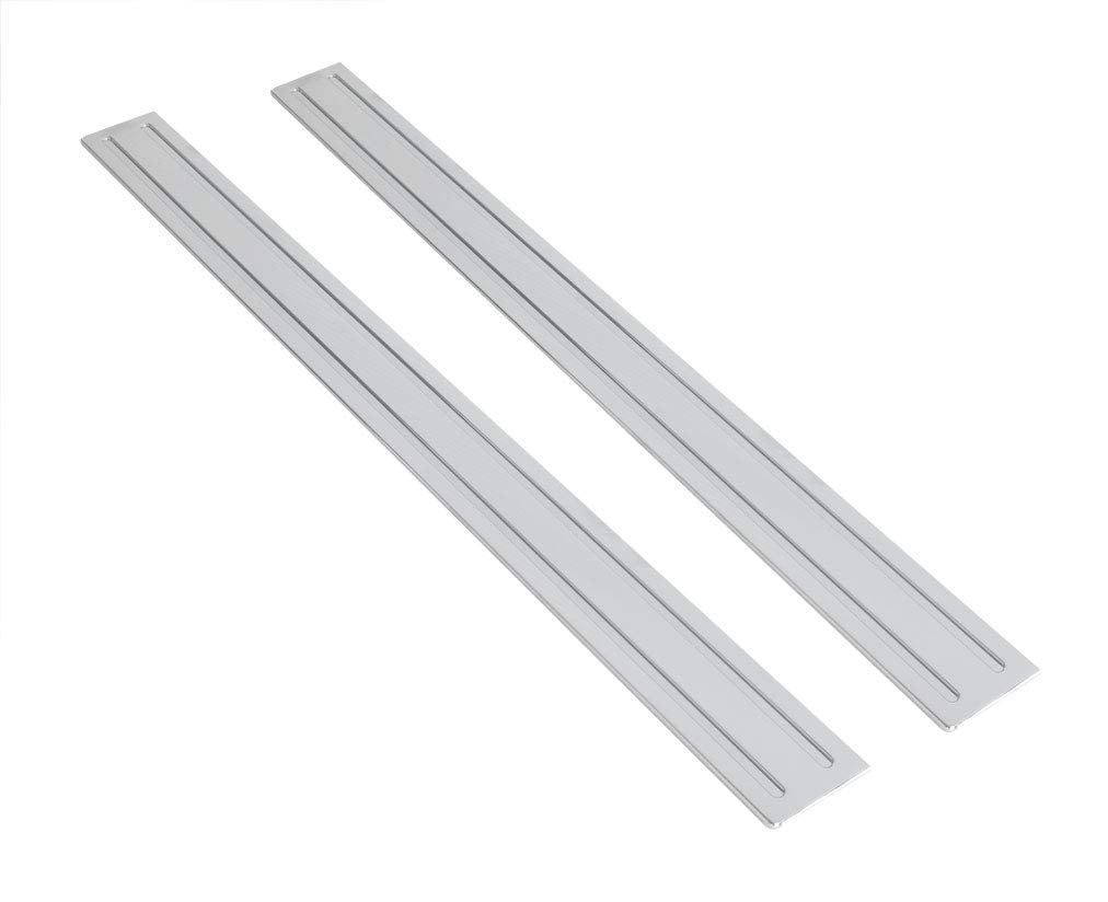 2010-2014 Chevrolet Camaro Chrome Billet Aluminum Door Sill Plates - Pair - Premium Car Interior Accessories for Protection & Style