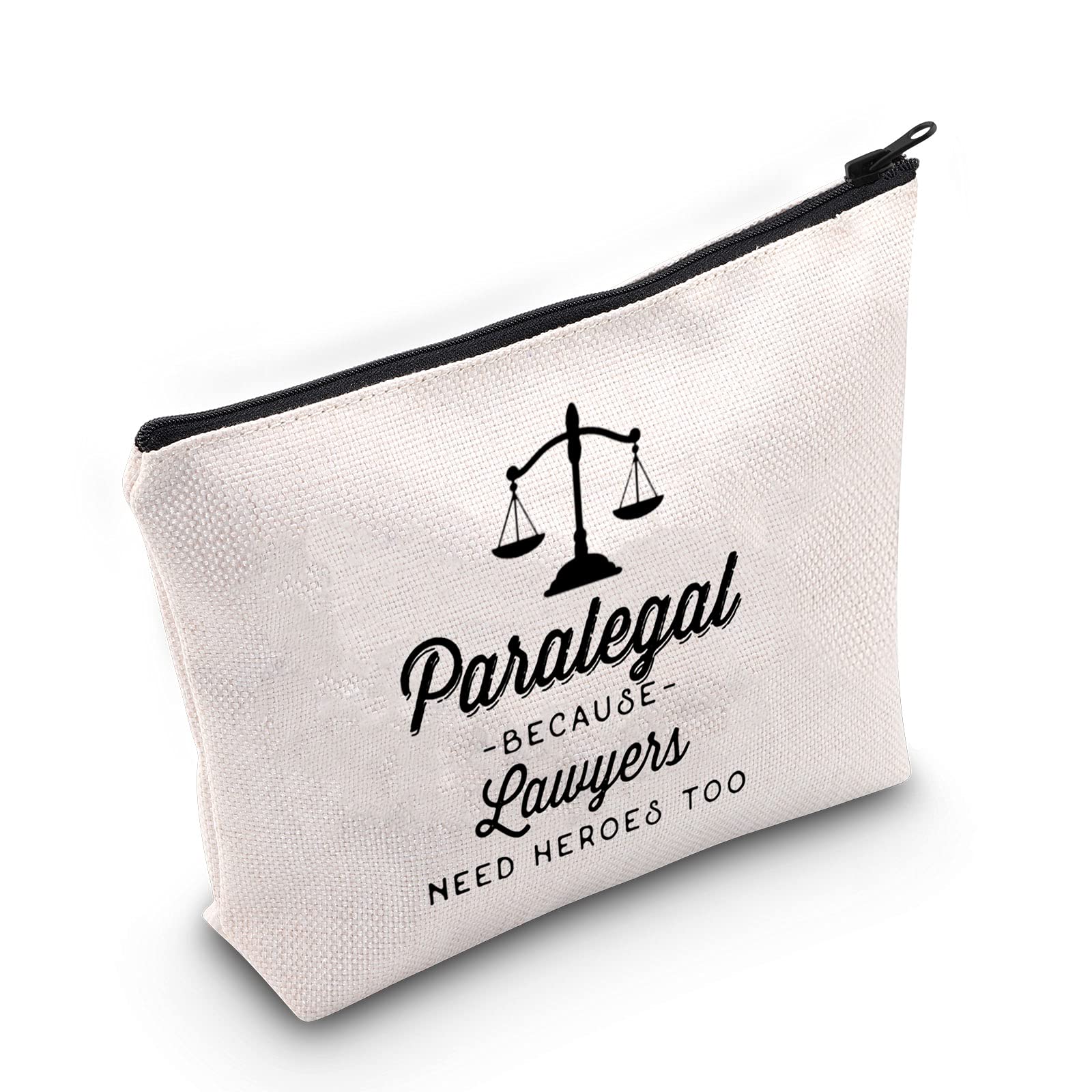 TOBGBE Paralegal Gifts - Premium Lawyer Appreciation Gift Set for Graduation, Thank You & Special Occasions - Stylish Cosmetic Bag with 'Paralegal Hero' Design - Perfect for Law Office, Court & Daily Professional Use