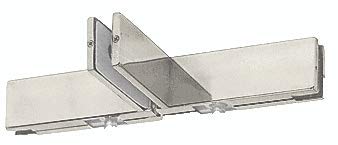 CRL Brushed Stainless Steel Double Transom Patch with Fin & Two INT300 - Perfect for Boat Window Repairs & Marine Applications