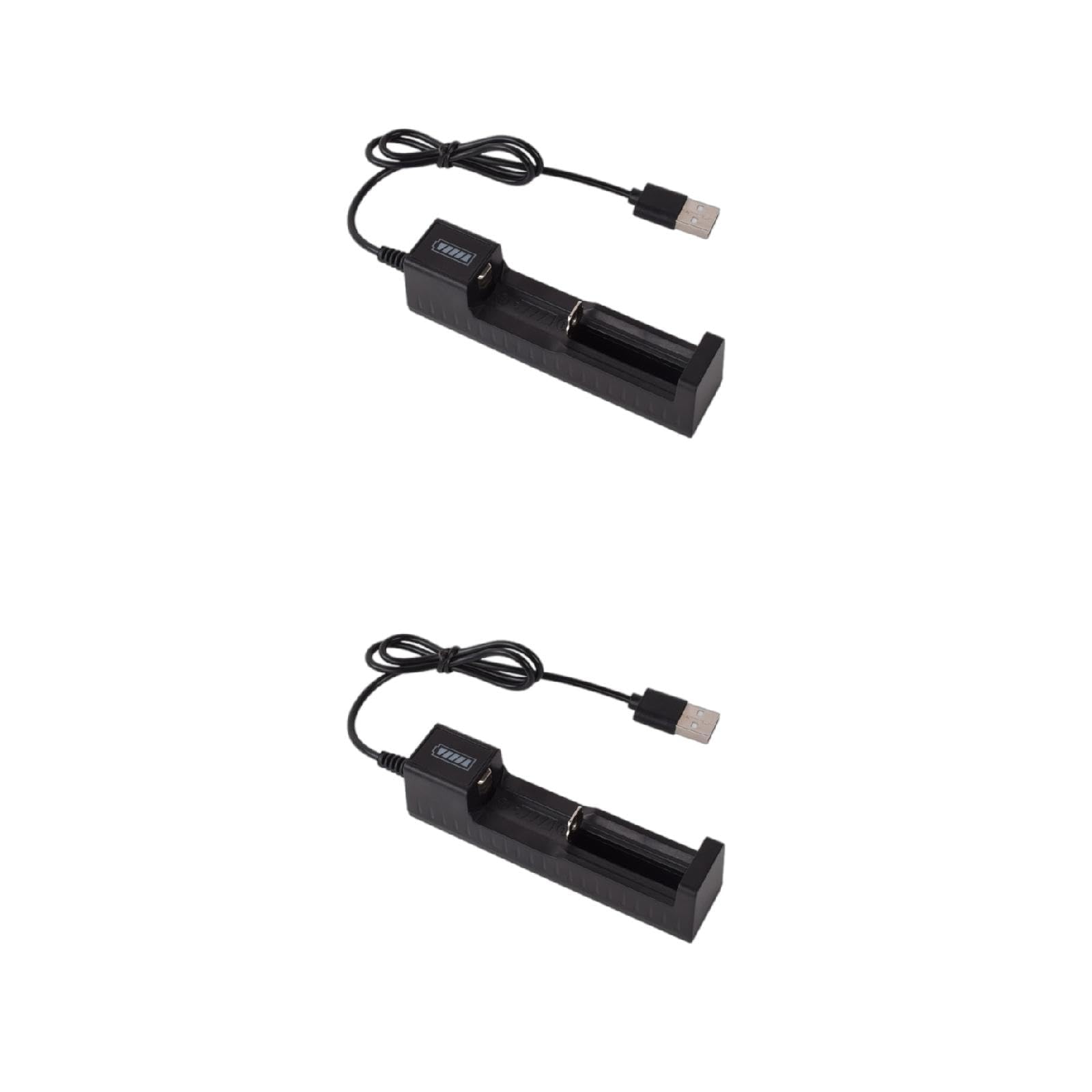 YAOGUI Universal USB Battery Charger for 4.2V 18650 18490 Li-ion Rechargeable Batteries - Smart Charging Adapter with 1 Slot - Perfect for Flashlights, Vape Mods, and Electronic Devices