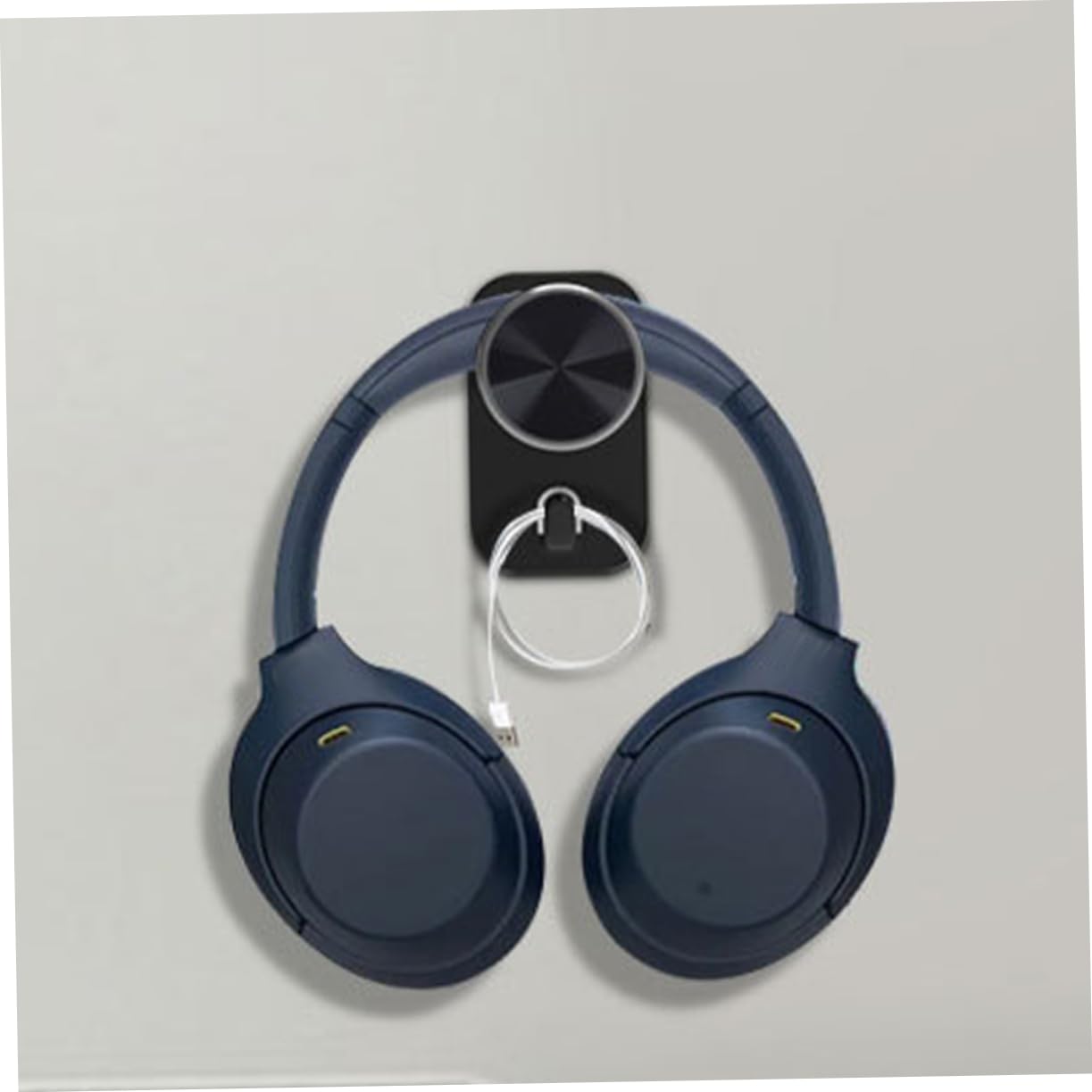 HOOTNEE Headphone Wall Mount - Easy Stick-On Headset Hanger for Over-Ear & On-Ear Headphones - Flexible & Space-Saving Organizer for Office, Study Room, Gaming Setup & Home Use
