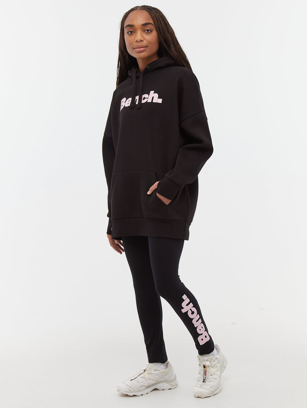 Elira Logo Leggings for Women - High Waist Yoga Pants with Stylish Brand Design - Perfect for Workouts, Running & Lounge Wear