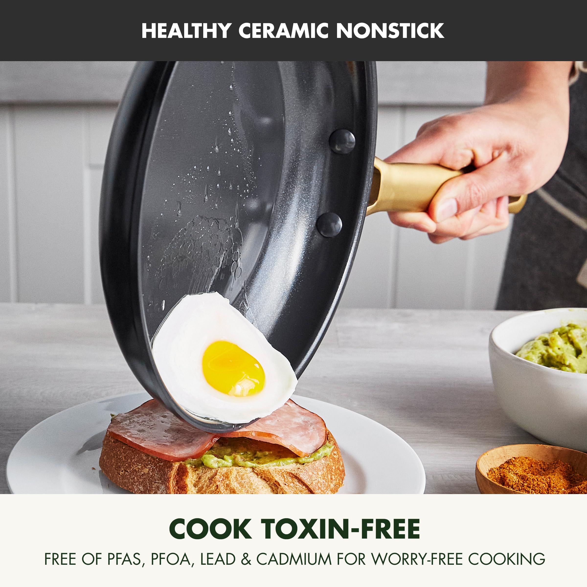 GreenPan Reserve Hard Anodized Healthy Ceramic Nonstick 10