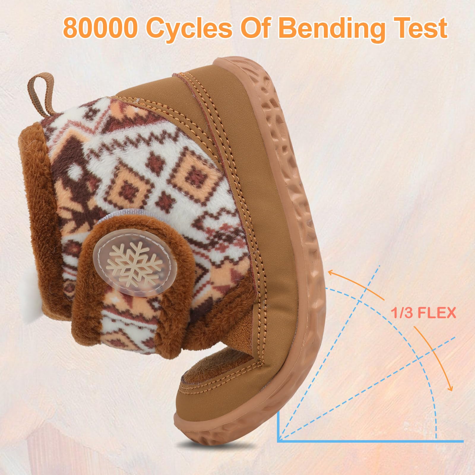 Toddler Slippers for Boys & Girls - Fuzzy Hard Sole Winter House Shoes for Cozy Indoor Walking