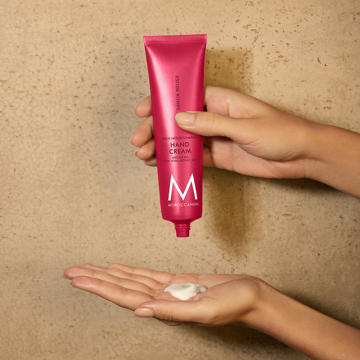 Premium Dahlia Rouge Hand Cream for Dry Skin - Intense Moisturizing & Nourishing - Perfect for Winter Care, Office Use & Travel Essentials