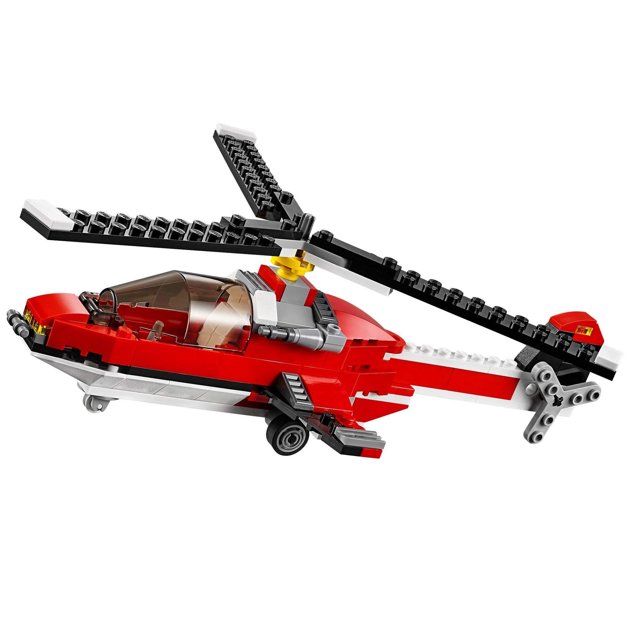 LEGO Creator Propeller Plane 31047 Building Kit - 3-in-1 Model Airplane Toy for Kids & Adults - Creative Construction Vehicle Set for Play & Display - Perfect for Birthday Gifts & Aviation Enthusiasts