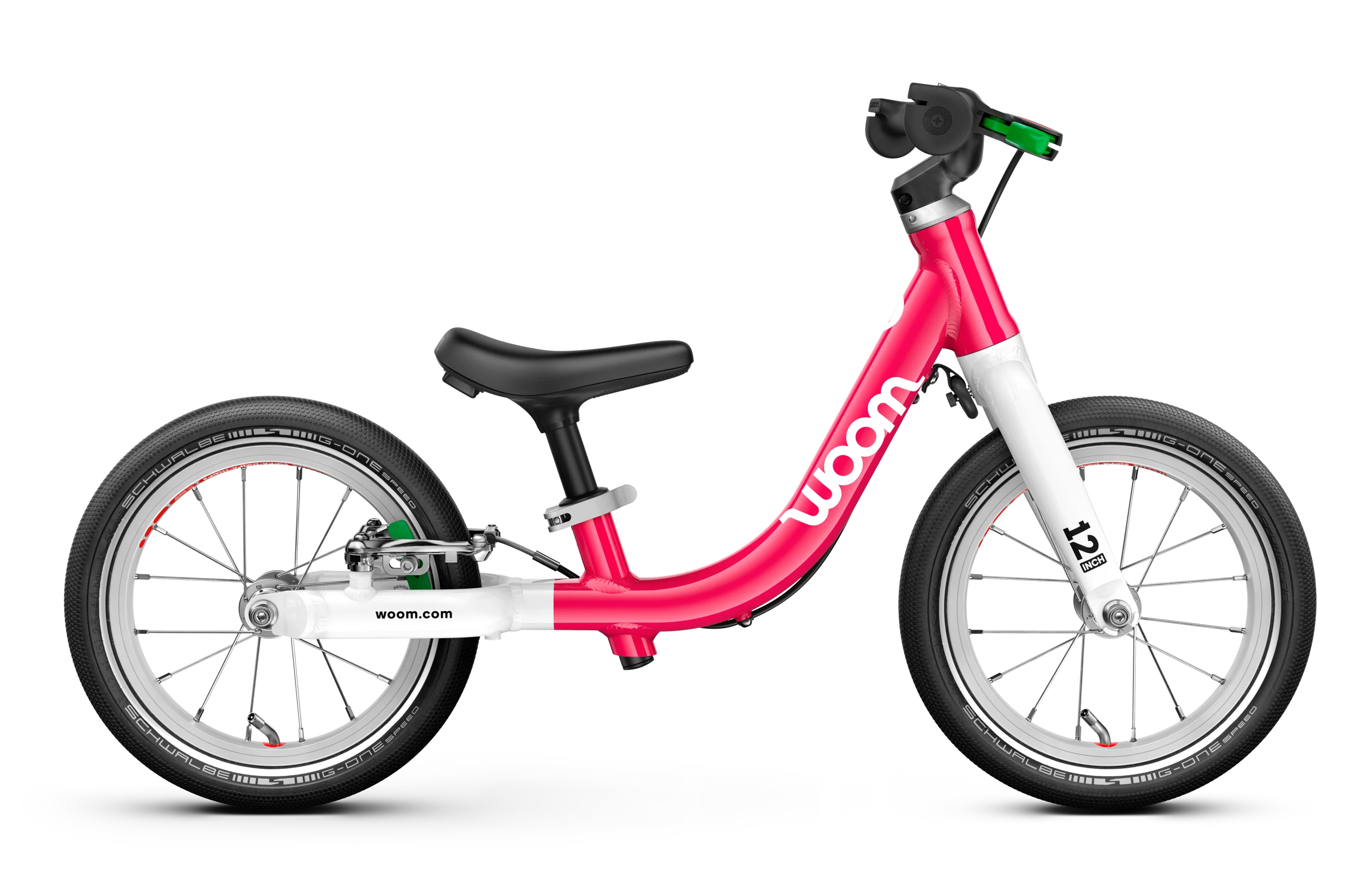 Woom Go 1 Toddler Balance Bike - Lightweight & Safe First Bike for Kids Ages 1.5-3.5 Years | Perfect for Learning to Ride, Outdoor Play & Early Childhood Development