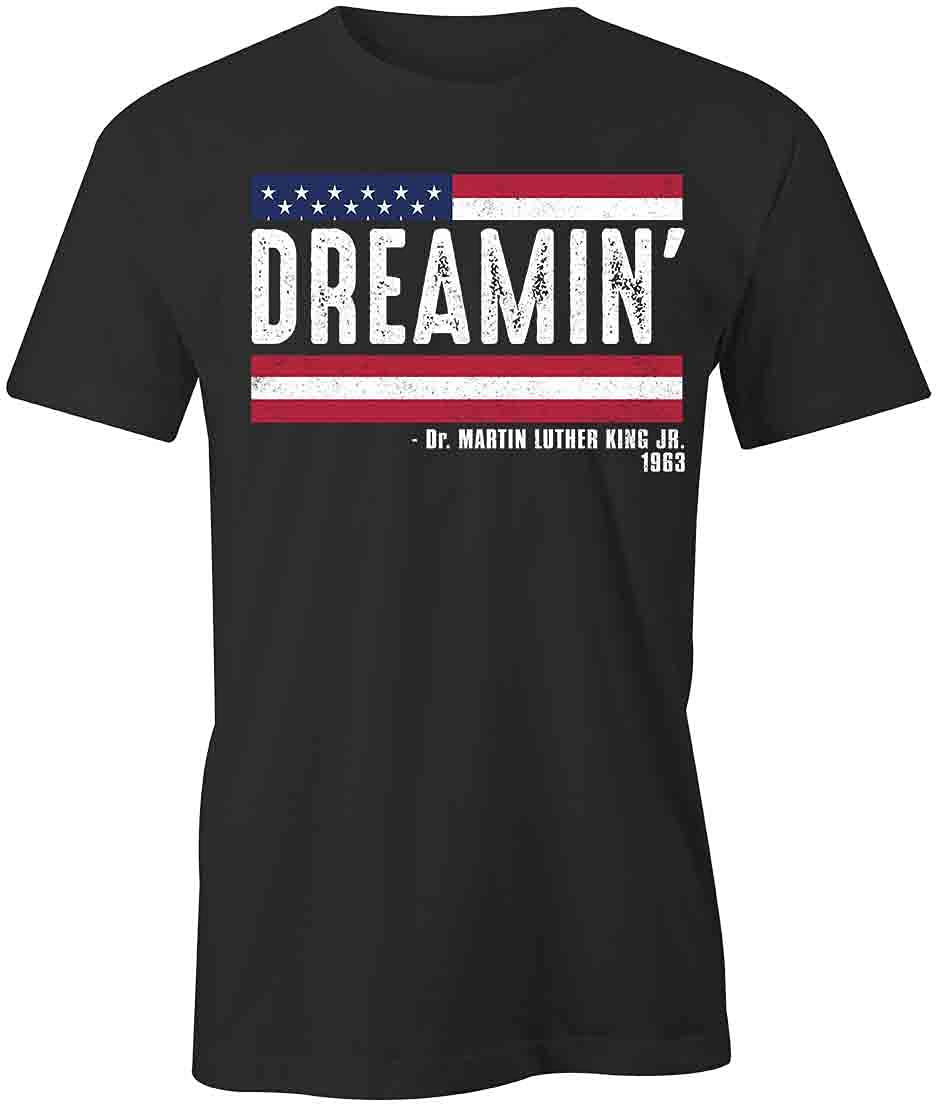 Martin Luther King Jr. Graphic T-Shirt - Black Printed Cotton Tee for Men & Women | Casual Wear, Civil Rights Awareness, Protest March Apparel