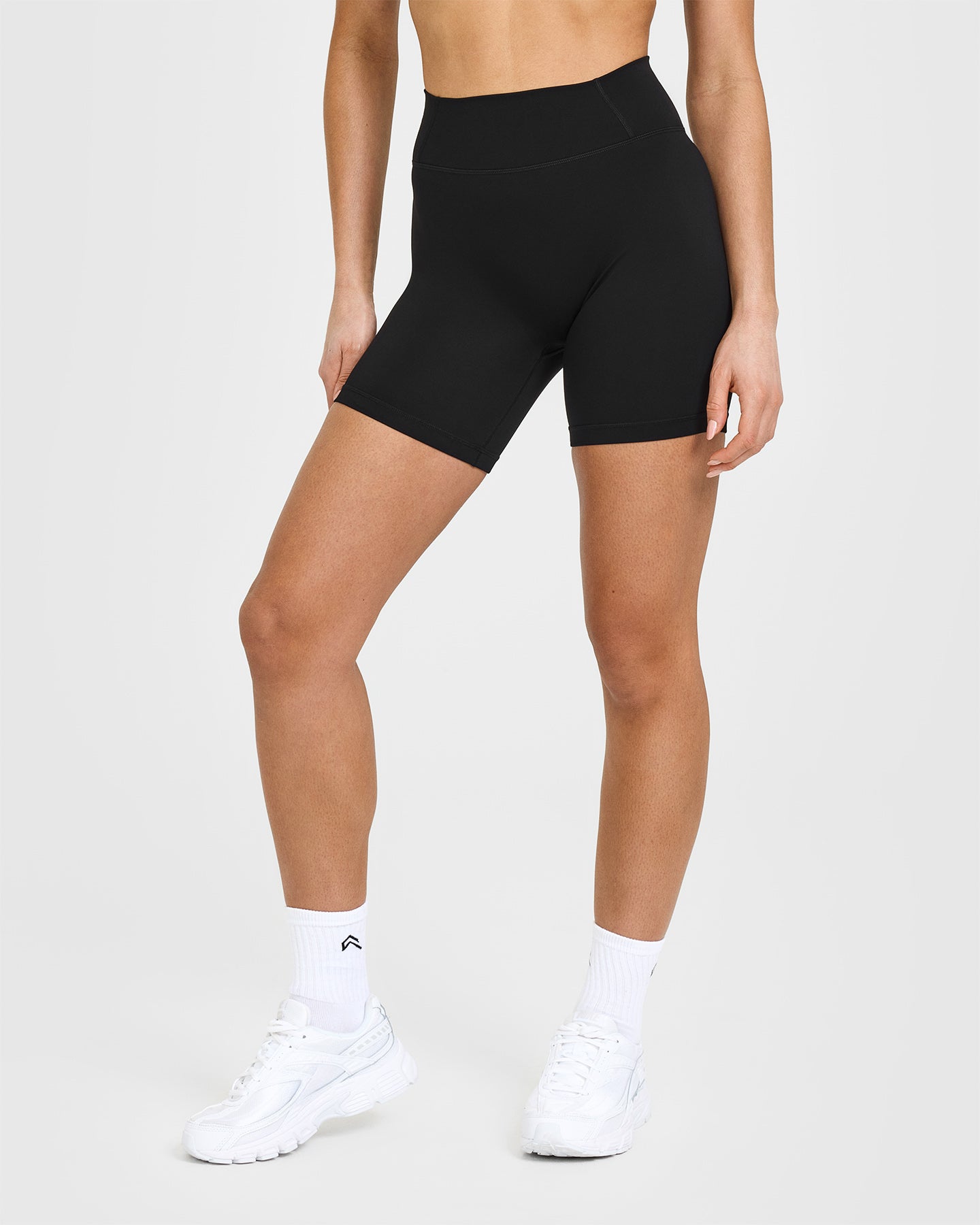 Timeless High Waisted Shorts for Women - 6 Inch Inseam | Classic Black Denim Shorts for Summer, Beach, and Casual Outings