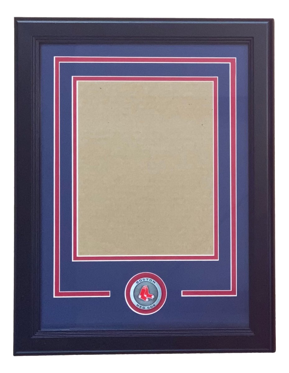 Boston Red Sox 8x10 Vertical Photo Frame Kit - Officially Licensed MLB Memorabilia for Displaying Baseball Memories - Perfect for Home, Office, or Sports Fan Gifts