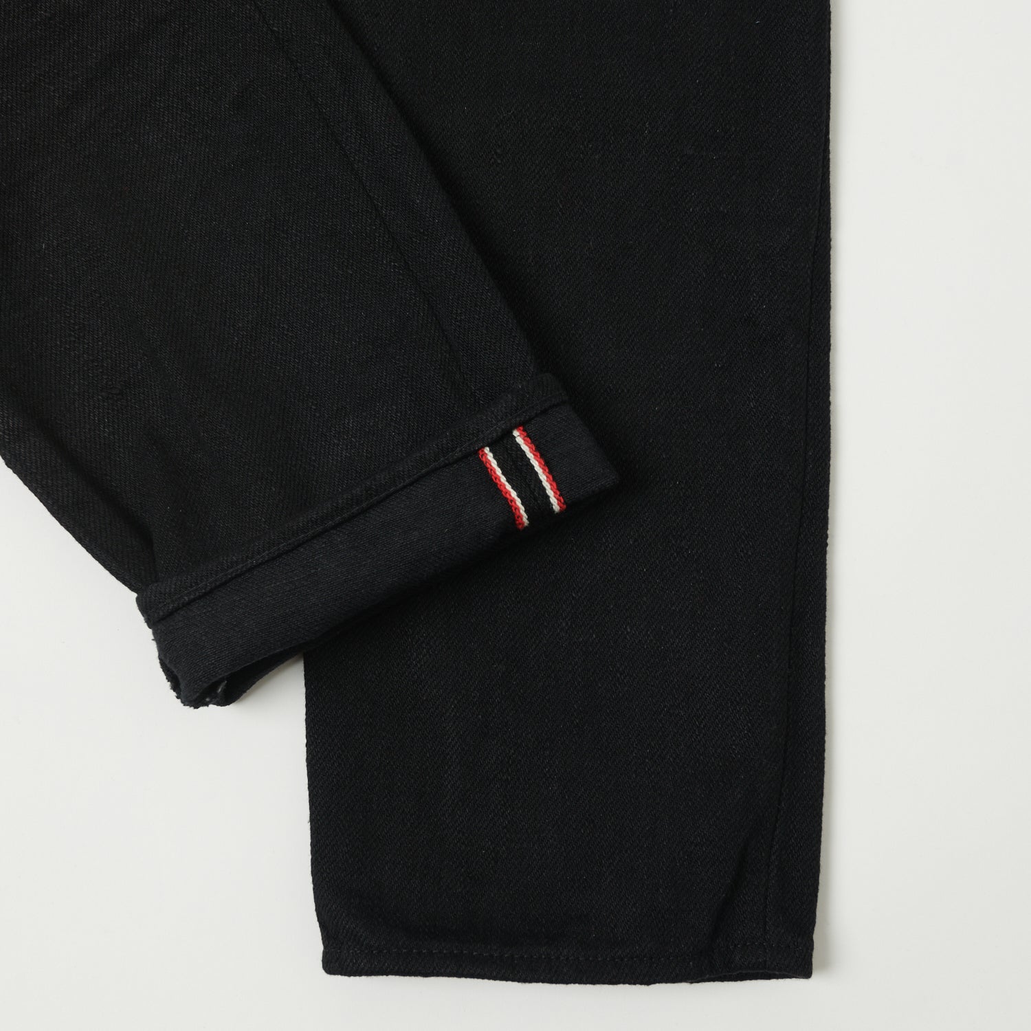 ONI 544ZR BKBK Secret Denim Slim Tapered Jeans - One Wash Black Selvedge Denim Pants for Men | Perfect for Casual Wear, Night Out & Street Style Fashion