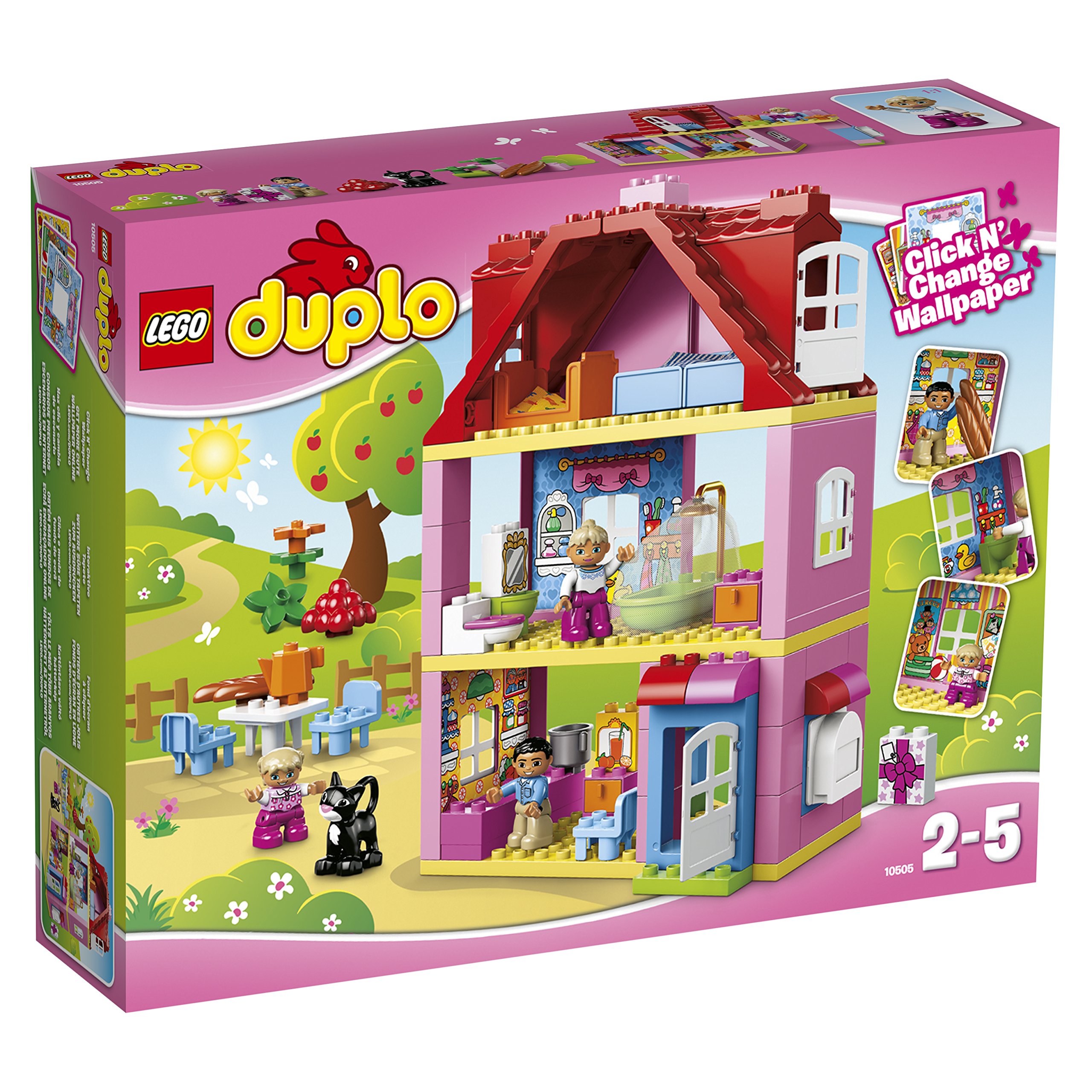 LEGO DUPLO Play House (10505) - Large Building Blocks for Toddlers, Creative Pretend Play Toy for Kids Ages 2-5, Perfect for Preschool Learning & Family Fun