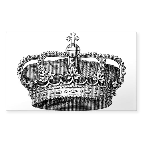 Clear - Crown Sticker