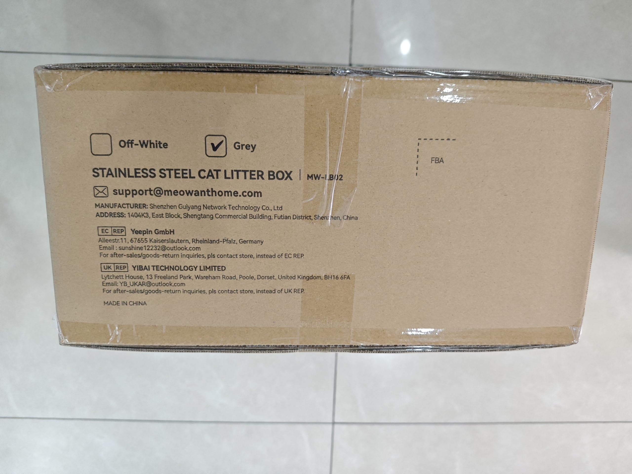 Premium Stainless Steel Cat Litter Box with Lid - XXL Enclosed Litter Pan for Large Cats, Odor-Proof & Non-Stick Surface, Easy Clean Detachable Design (Grey) - Perfect for Small Spaces & Multi-Cat Homes