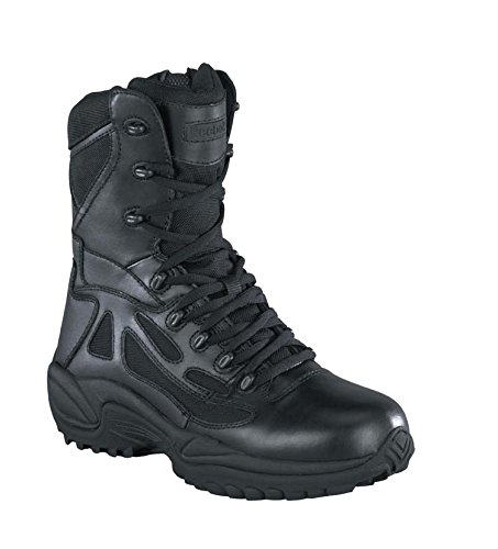 Men's Tactical Boots 15W Black Military Work Boots - Durable Lace Up Combat Boots for Hiking, Hunting & Outdoor Activities