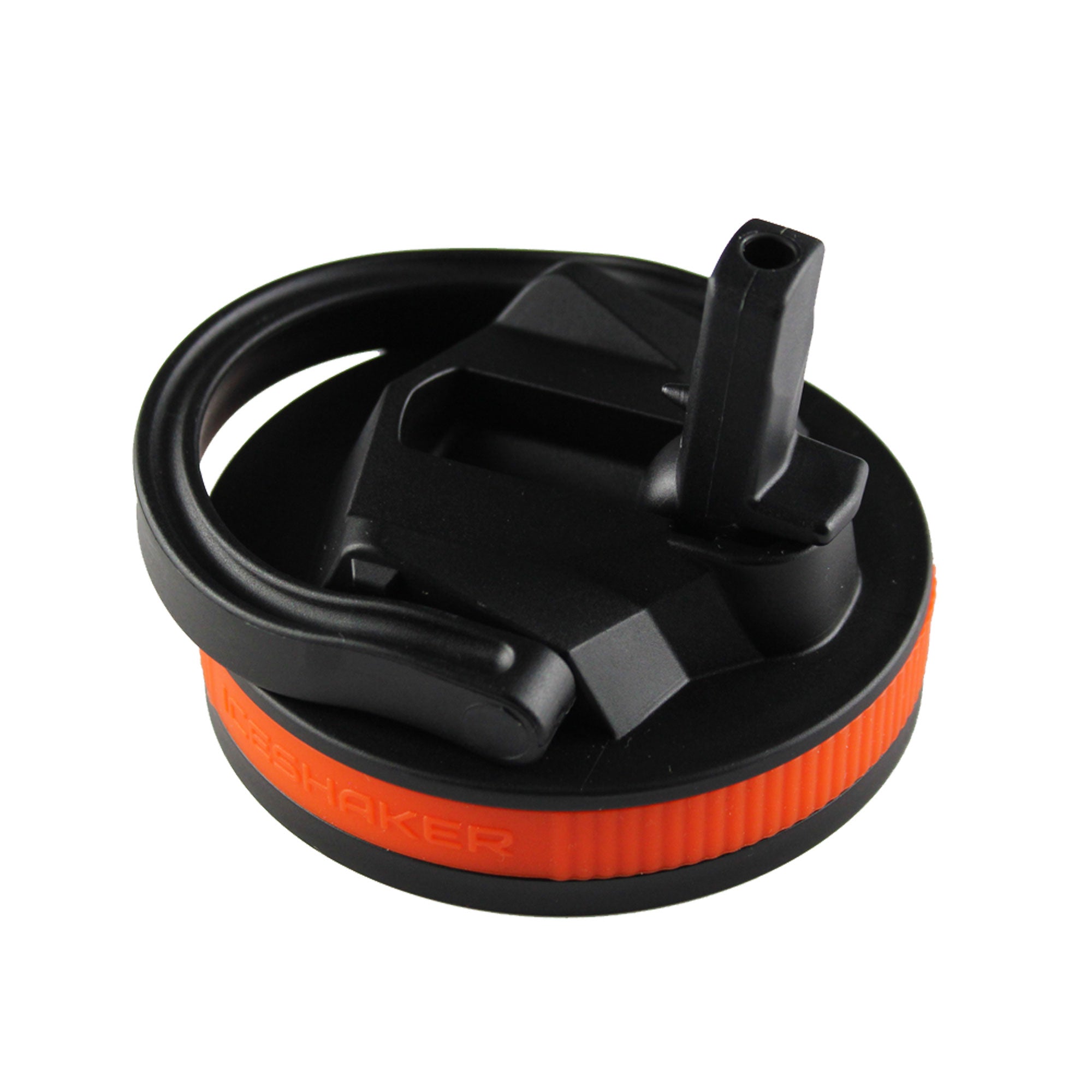 26oz Insulated Water Bottle with Sport Lid & Internal Straw - Black Lid with Orange Band - Perfect for Gym, Hiking, and Outdoor Activities