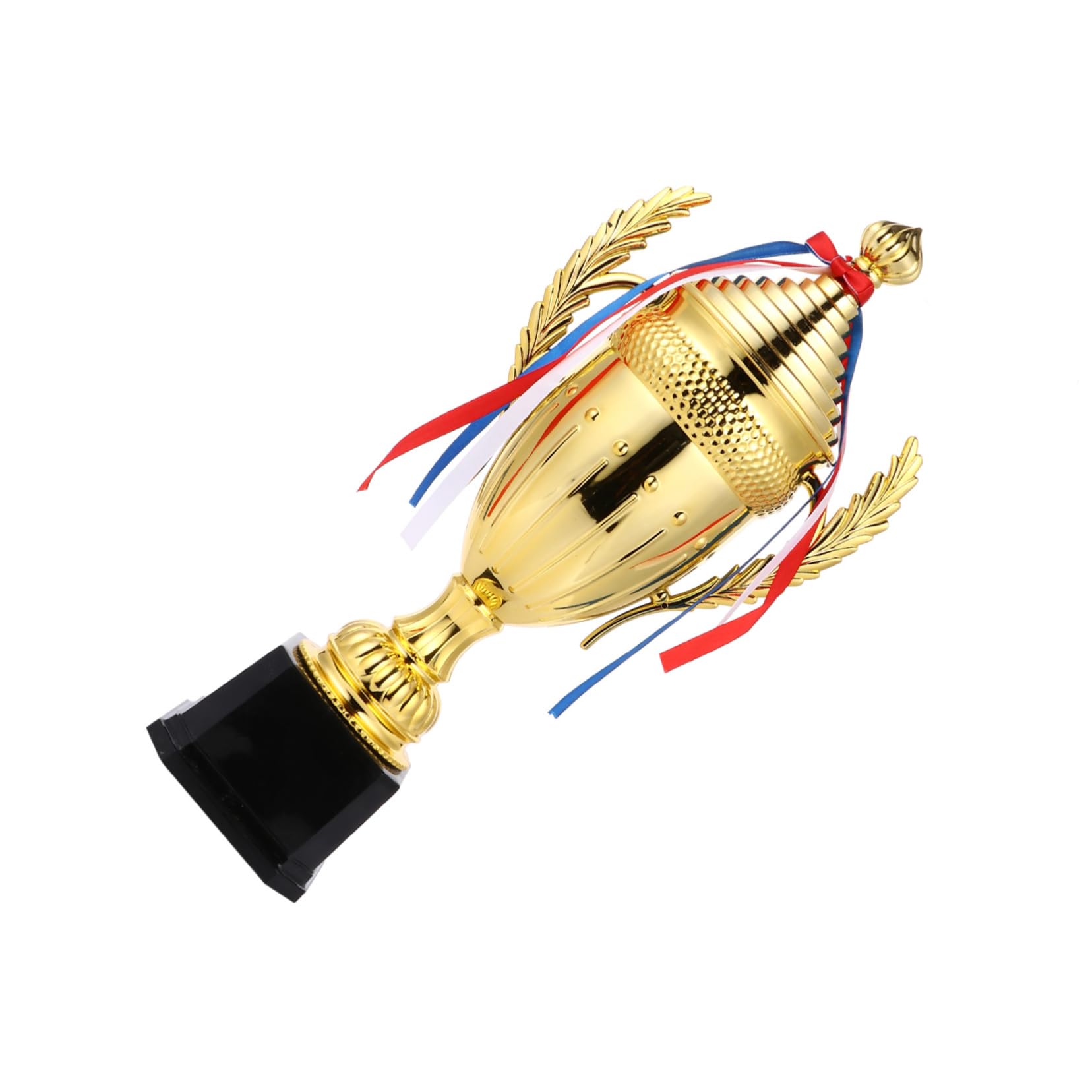 WESIEVYA Mini Gold Plastic Trophy Award - Reusable Winner Prize for Football Soccer Sports, Kids Party Favors, Team Recognition & Achievement Awards - Perfect for Tournaments, School Events & Office Incentives
