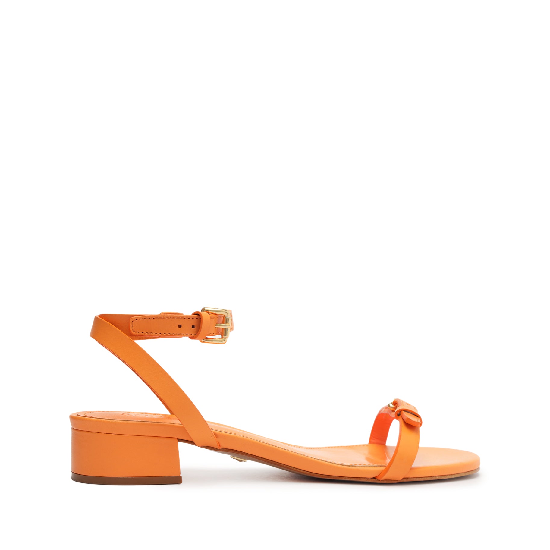 Aurora Mid Block Leather Sandal - Women's Comfortable Chunky Heel Sandals for Summer | Perfect for Beach, Vacation & Casual Outfits