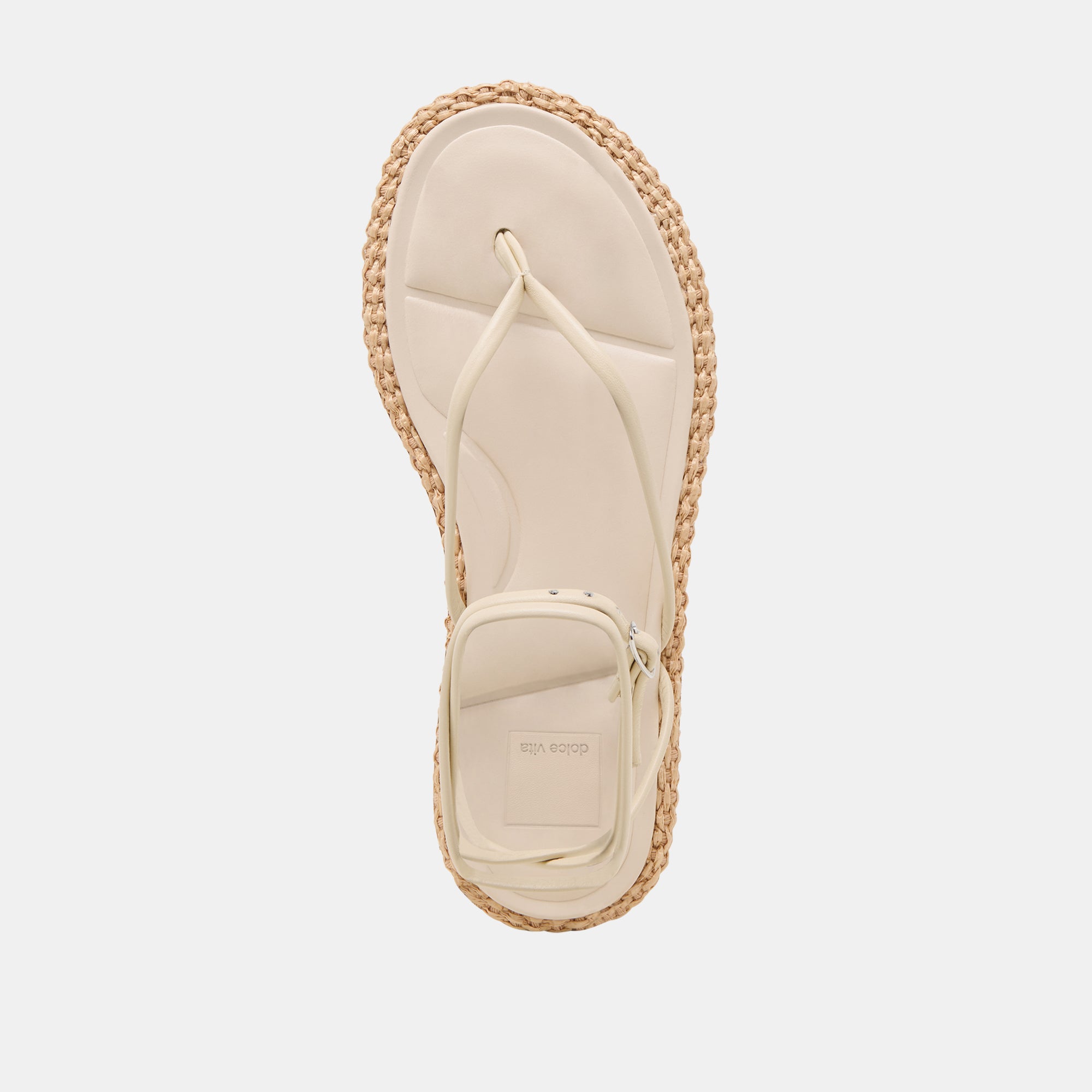 Women's Cove Sandals in Off-White Genuine Leather - Comfortable Summer Beach Slides for Vacation, Poolside & Casual Outings