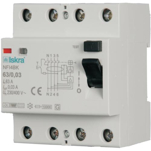 AFI2 63/0.03 AC 2 Pole 63A Residual Current Circuit Breaker RCD Type A 230/400VAC - Perfect for Home Electrical Safety & Industrial Applications