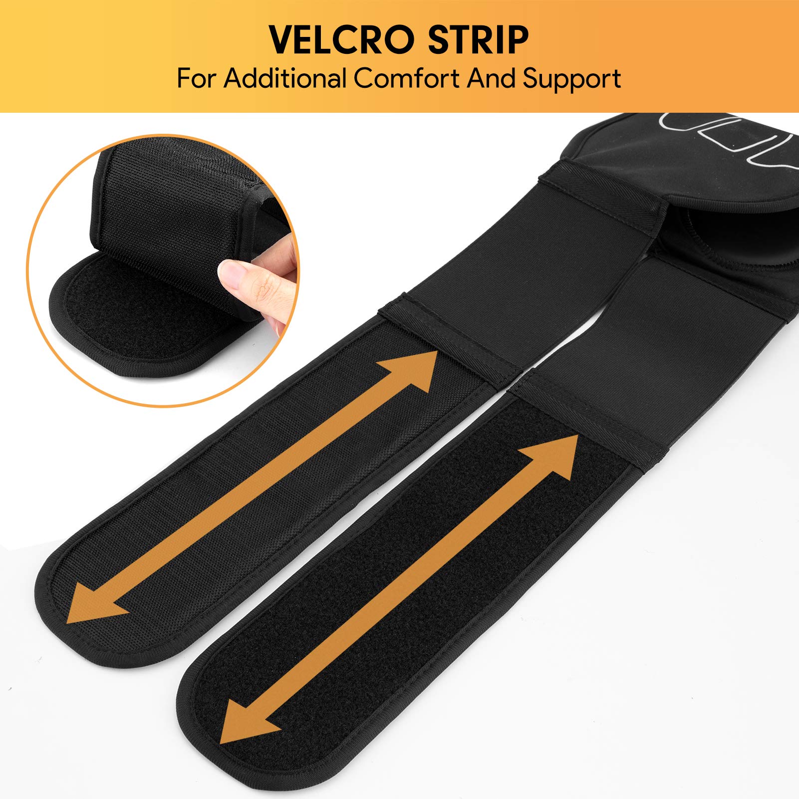 MarCoolTrip ABS Stimulator - Portable Ab Machine for Home & Office Workout - Black